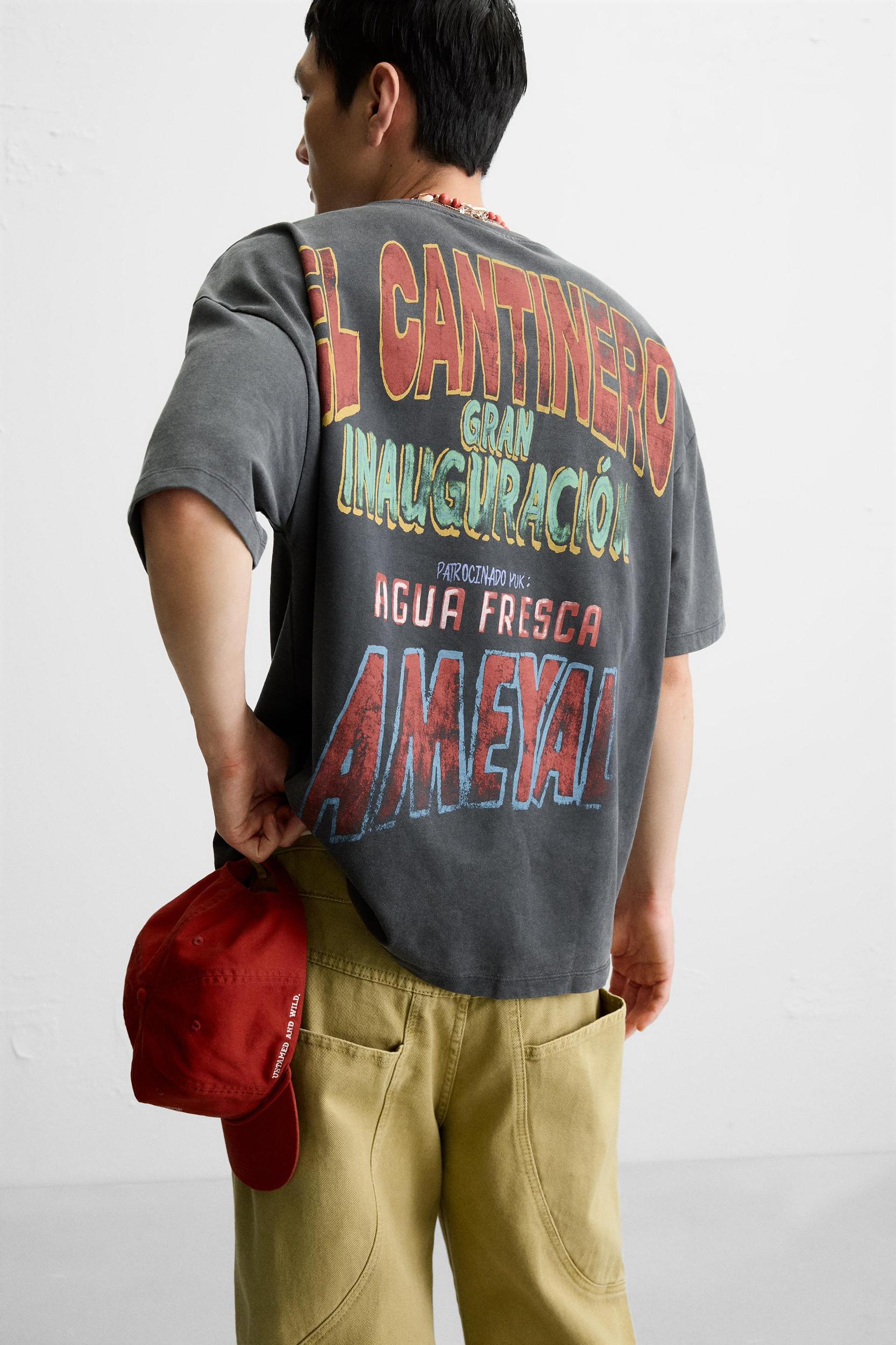 WASHED PRINTED SWEATSHIRT Product Image