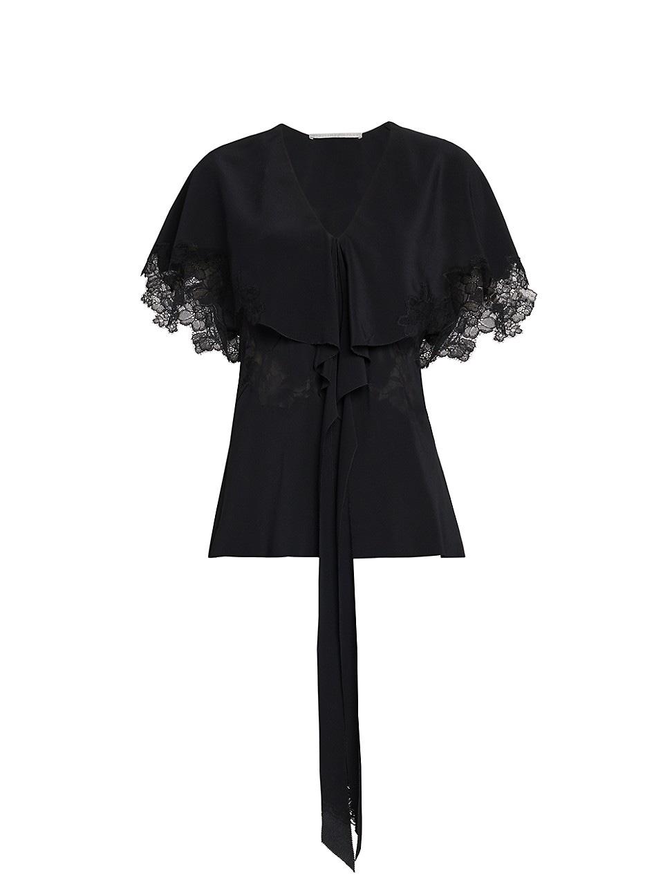 Womens Lace Detailed Top Product Image