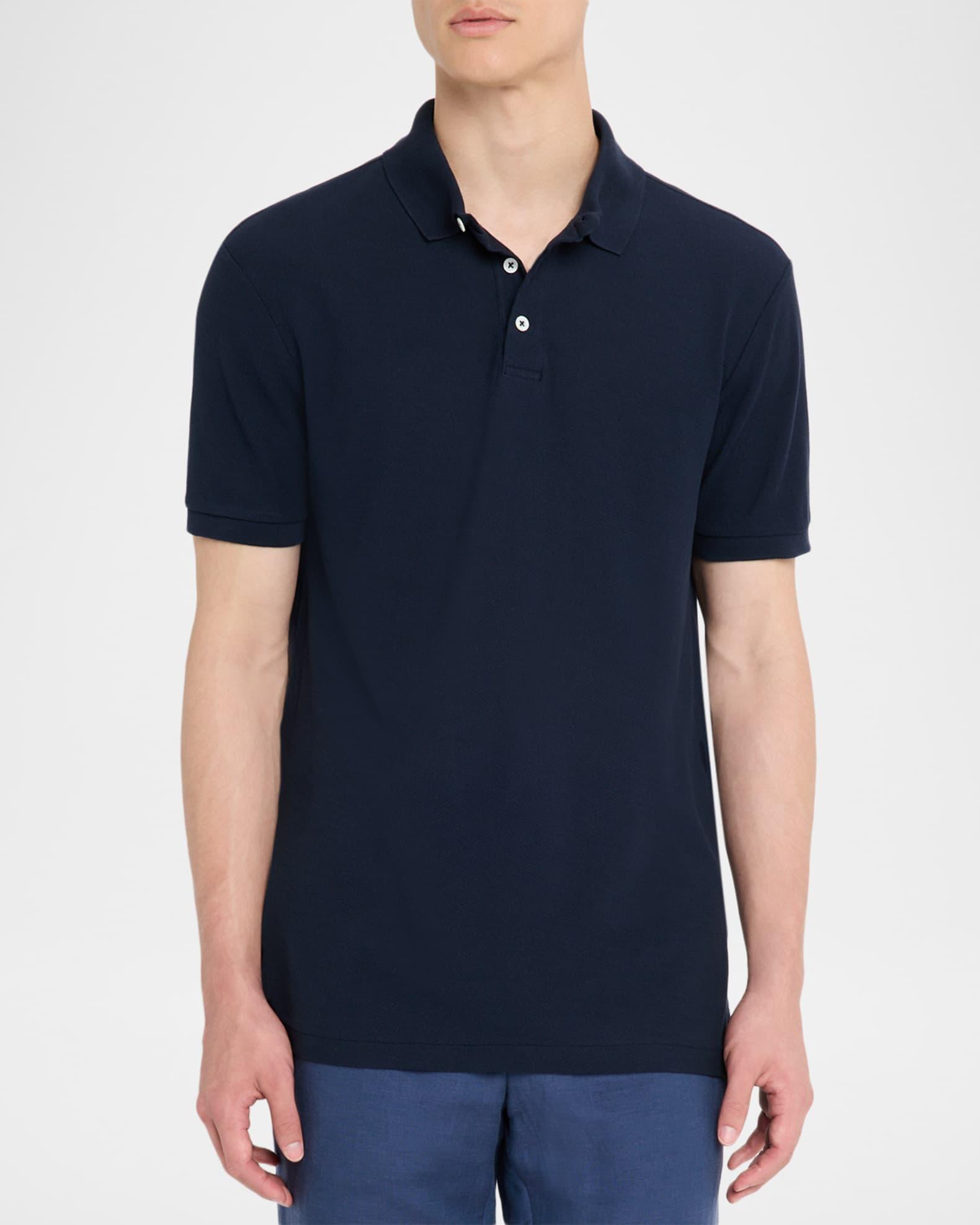 Men's Standard Fit Honeycomb Mesh Polo Shirt Product Image