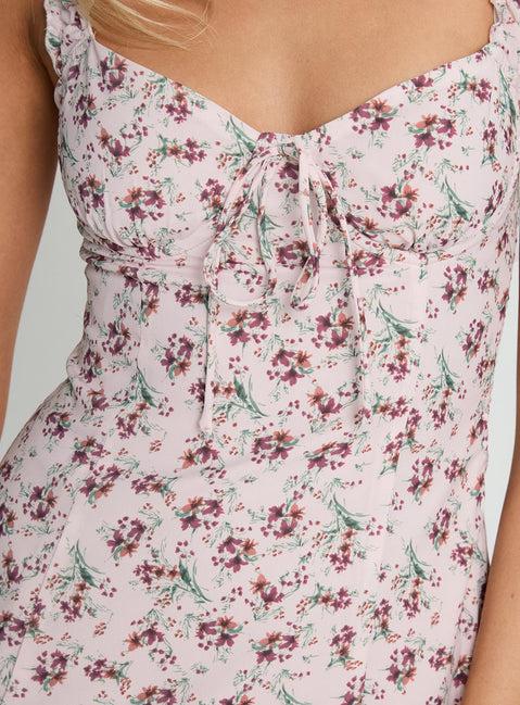 Sweetpea Mini Dress Multi Floral Product Image