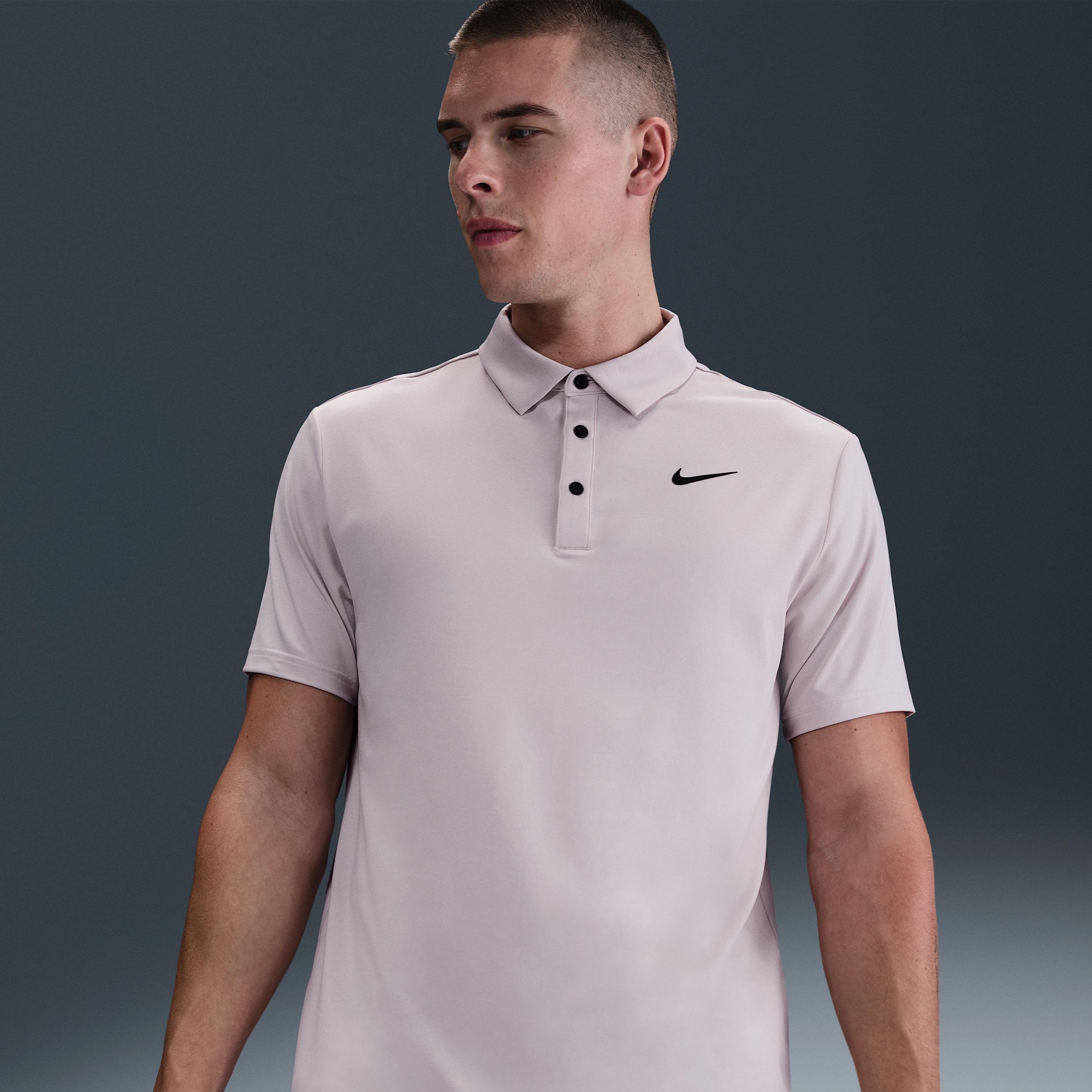 Nike Mens Tour Dri-FIT Heathered Golf Polo | FZ7489-379 Product Image
