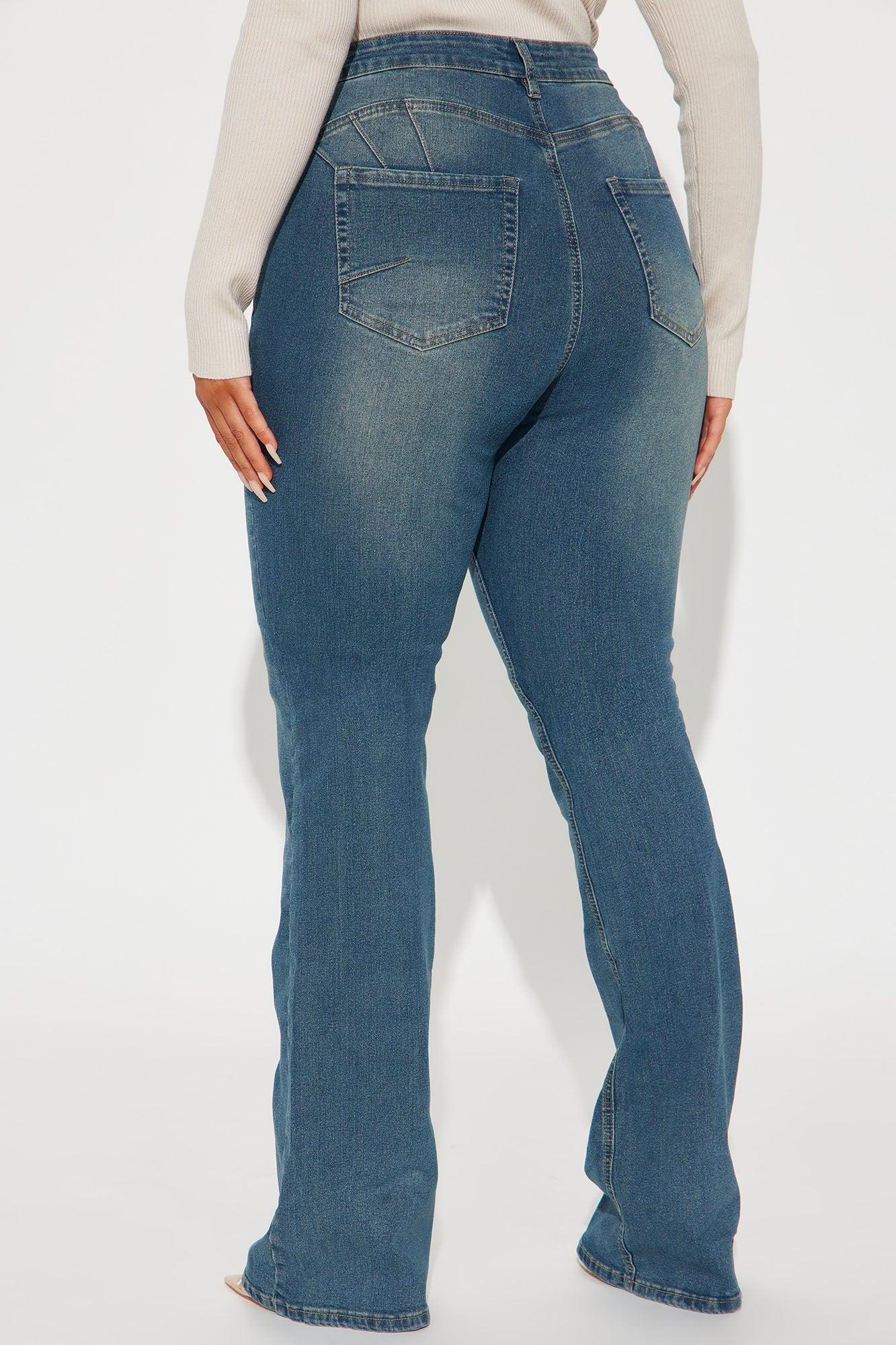 Tall Tucson Booty Lifting Stretch Bootcut Jeans - Dark Wash Product Image