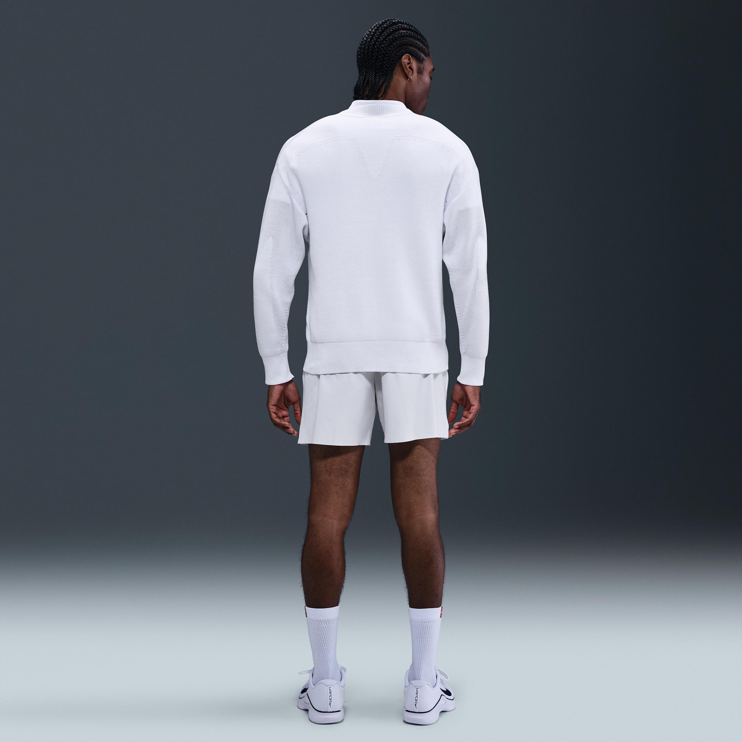Nike Mens Court Slam Tennis Cardigan | IB7753-100 Product Image