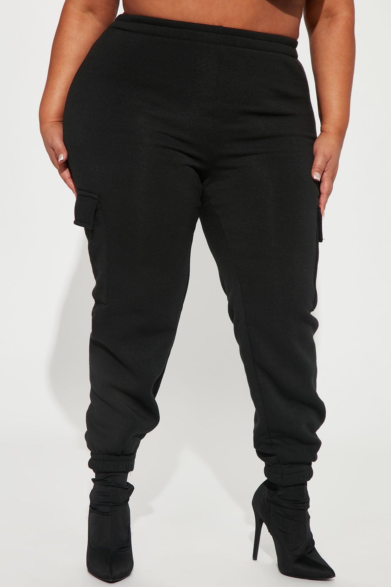 Let's Relax Jogger Sweatpants - Black Product Image