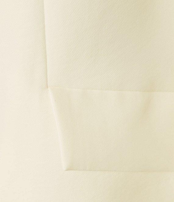 Skies Are Blue Plus Size Notch Lapel Shirred 3/4 Sleeve Open Front Coordinating Statement Blazer Product Image