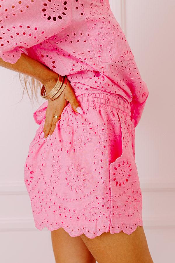 Vacay All Day Eyelet Shorts Product Image
