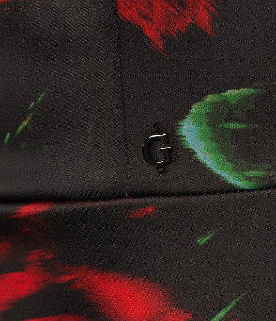 Guess Maelle Rose-Print Mini Dress Product Image