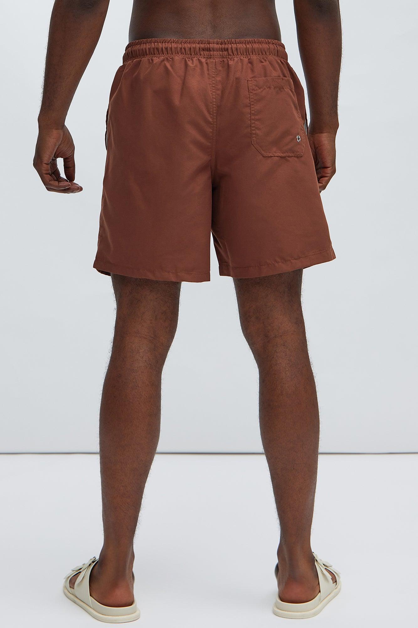 Montez Swim Classic Trunk - Chocolate Product Image