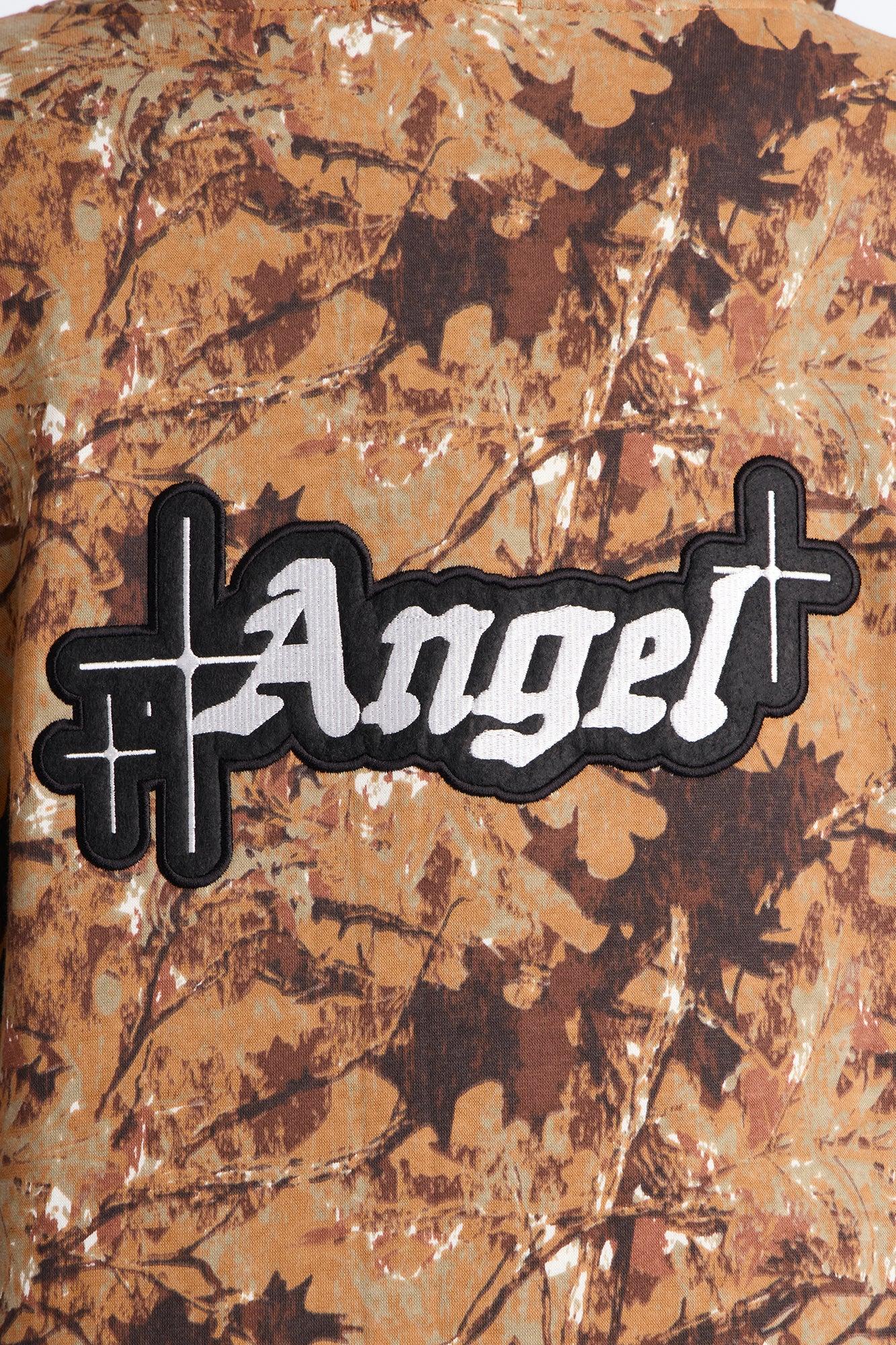 Rebel Spirit Fleece Camo Short Set - Camel/combo Female Product Image
