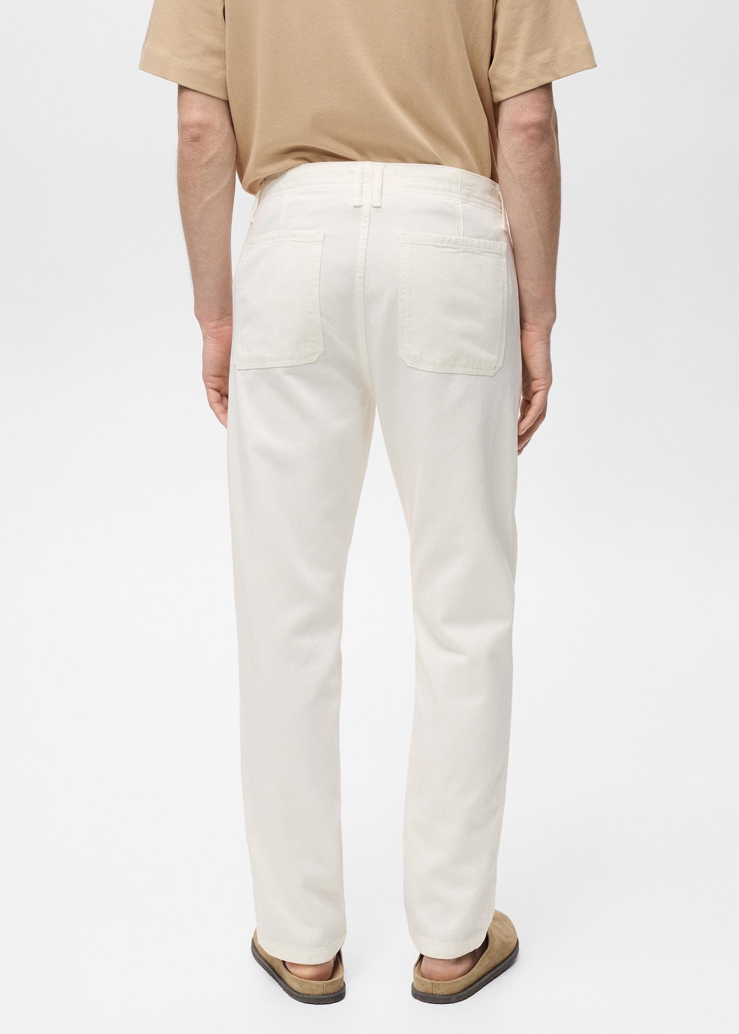 Lyocell regular-fit jeans - Men | MANGO USA Product Image
