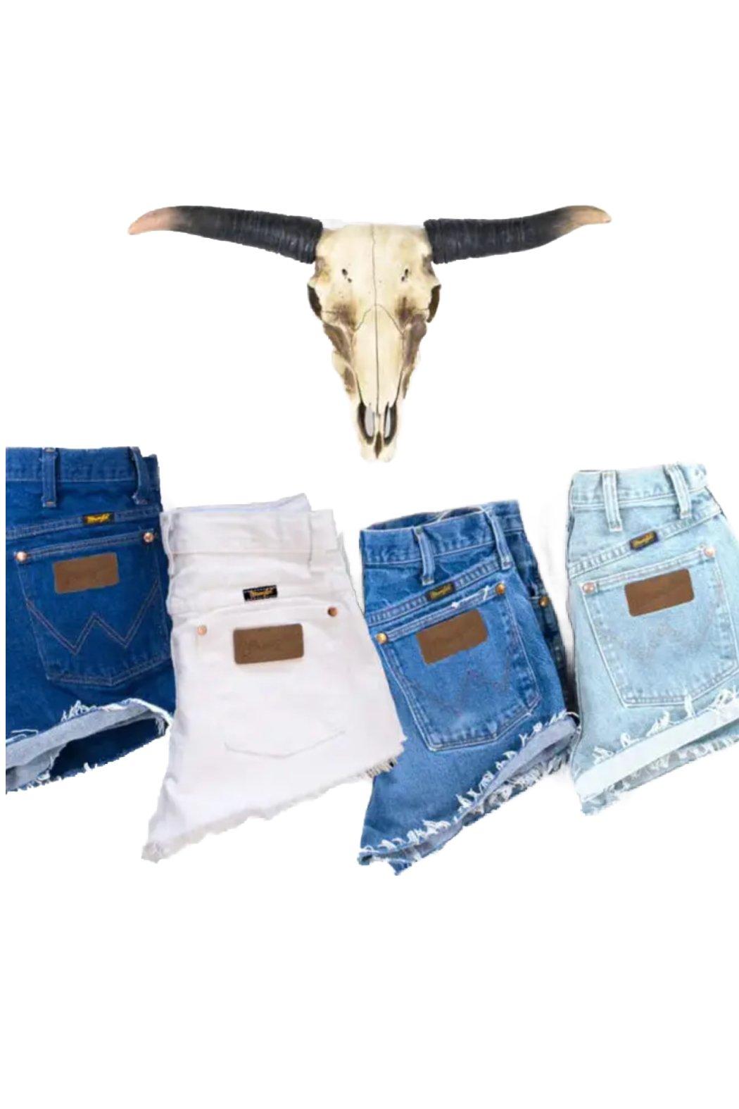 Revived Retro Wrangler Denim Shorts Product Image