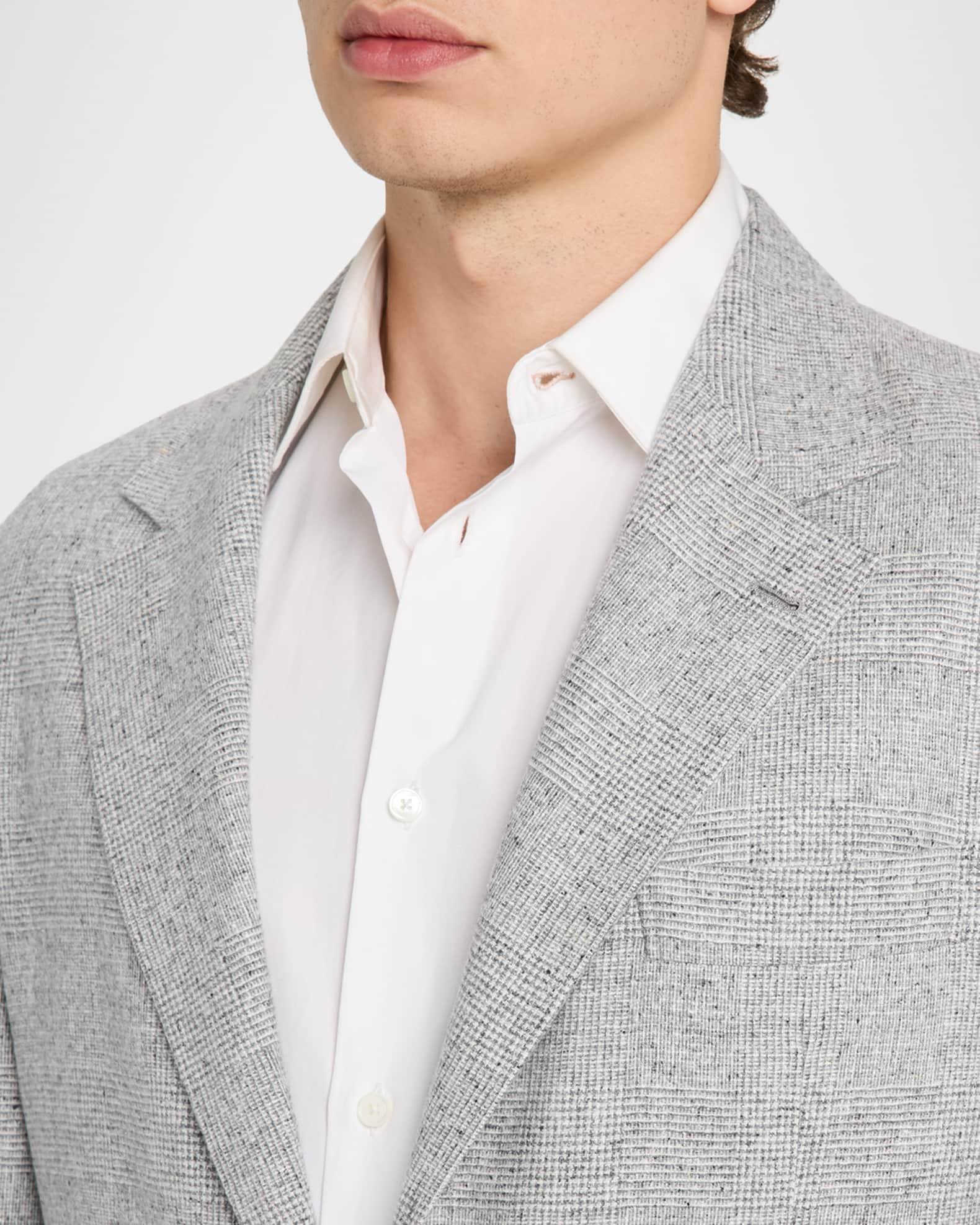 Men's Plaid Donegal Effect Two-Piece Suit Product Image