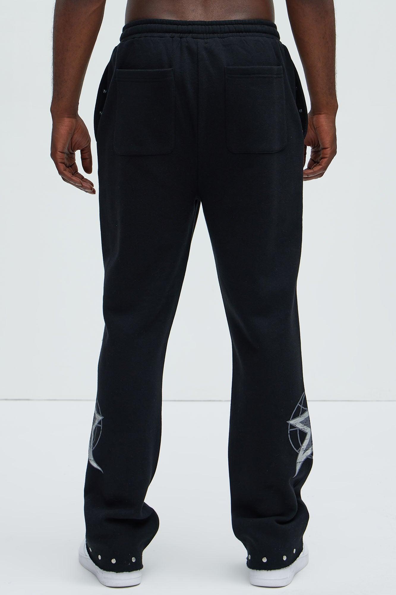 Tyson Lowkey Straight Sweatpants - Black Product Image