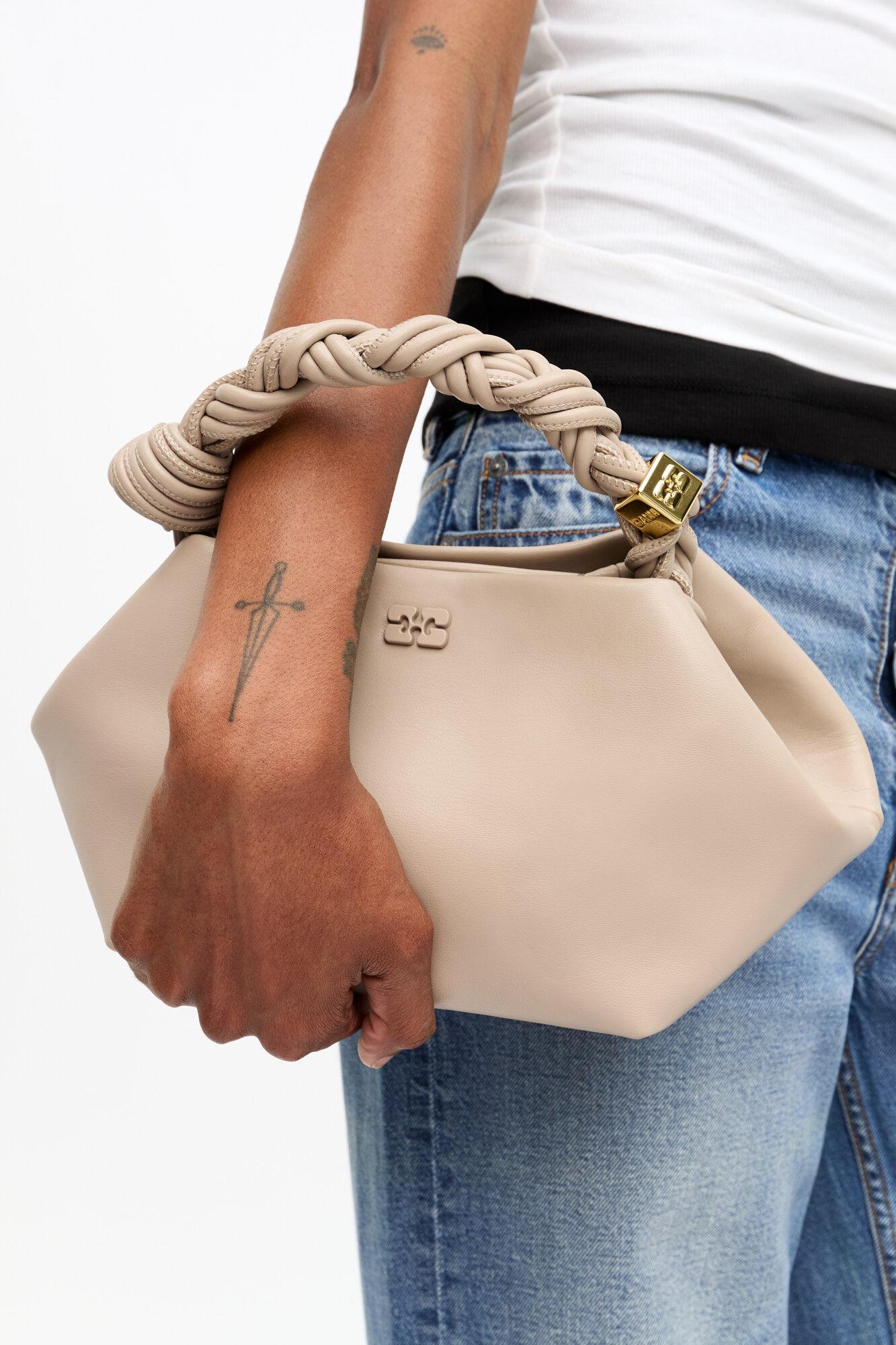 Light Grey Small GANNI Bou Bag Product Image