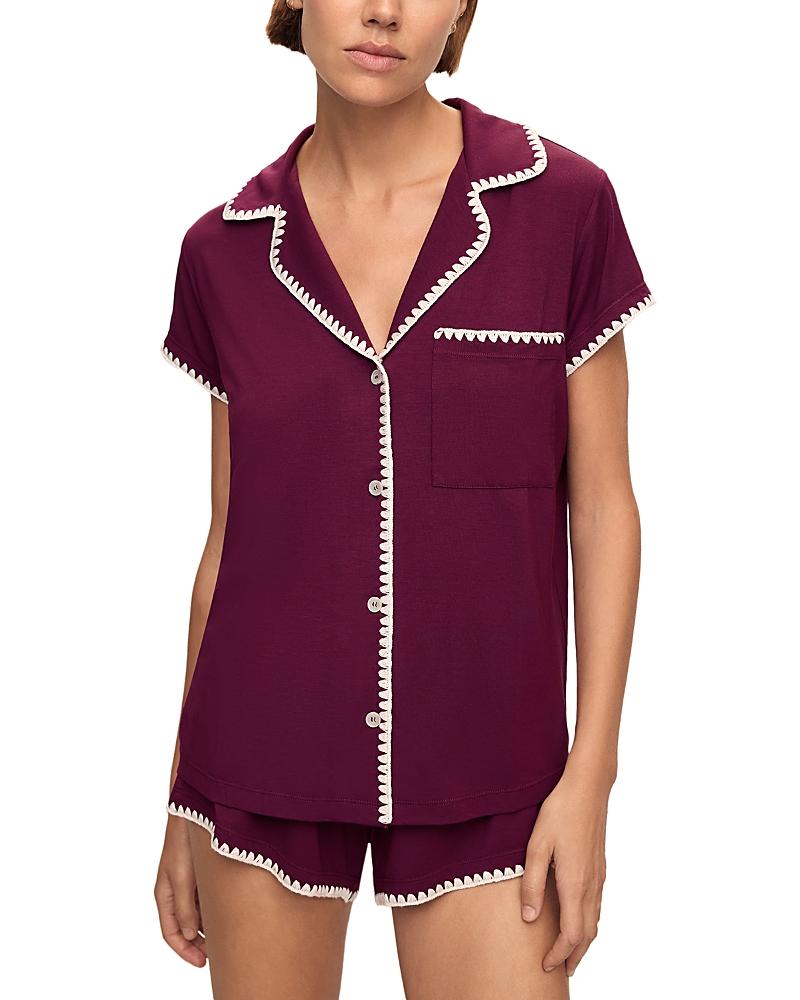 Eberjey Frida Whipstitch Short Pajama Set Product Image