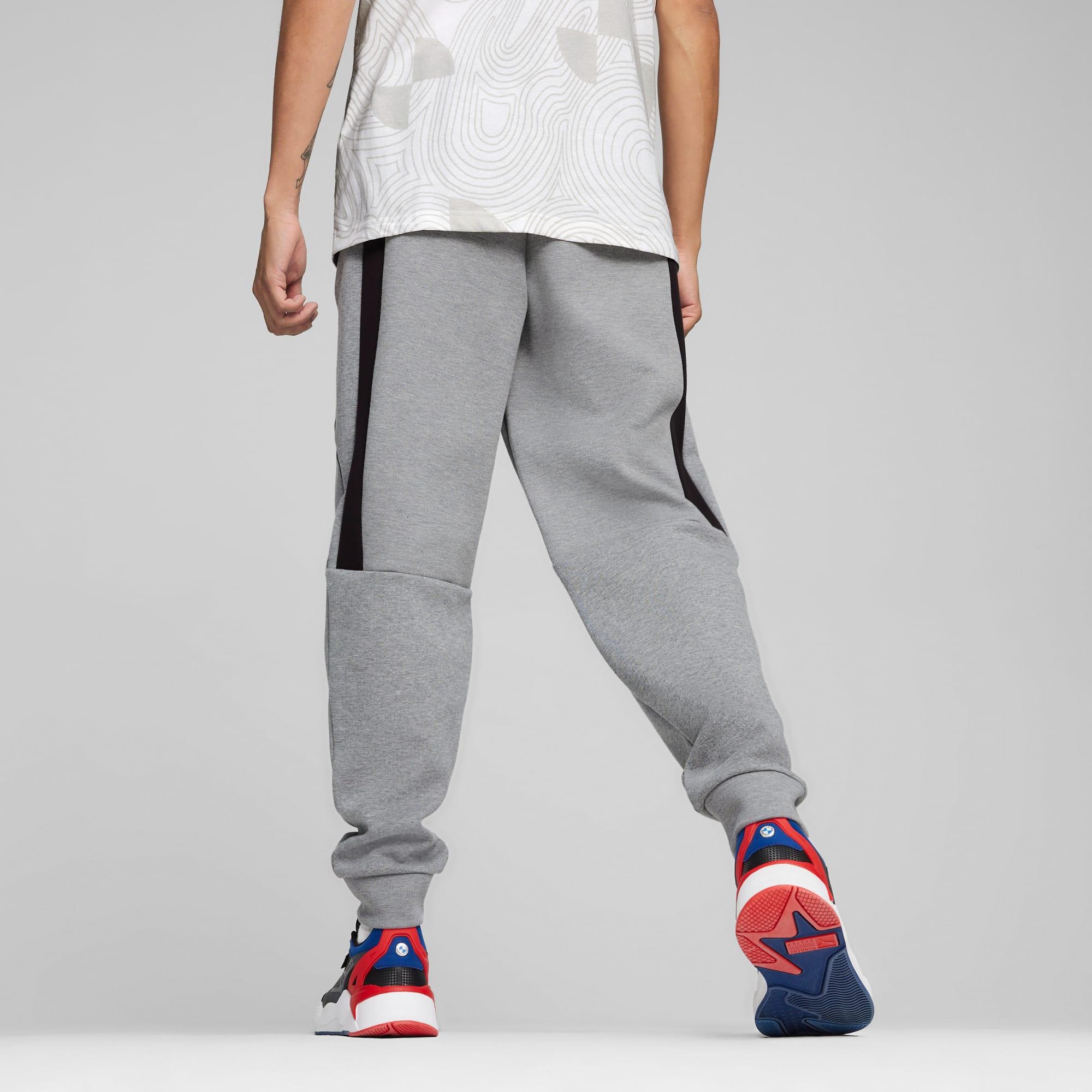 PUMA BMW M Motorsport Men's Motorsports Sweat Pants in Medium Grey Heather Product Image