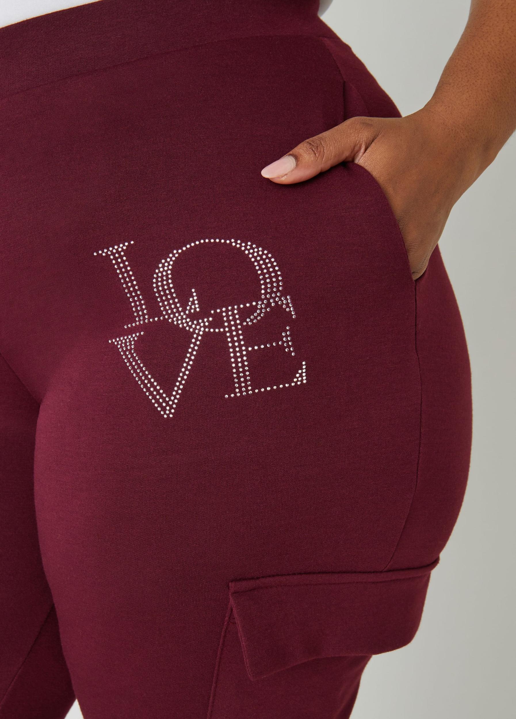 Love Crystal Joggers Product Image