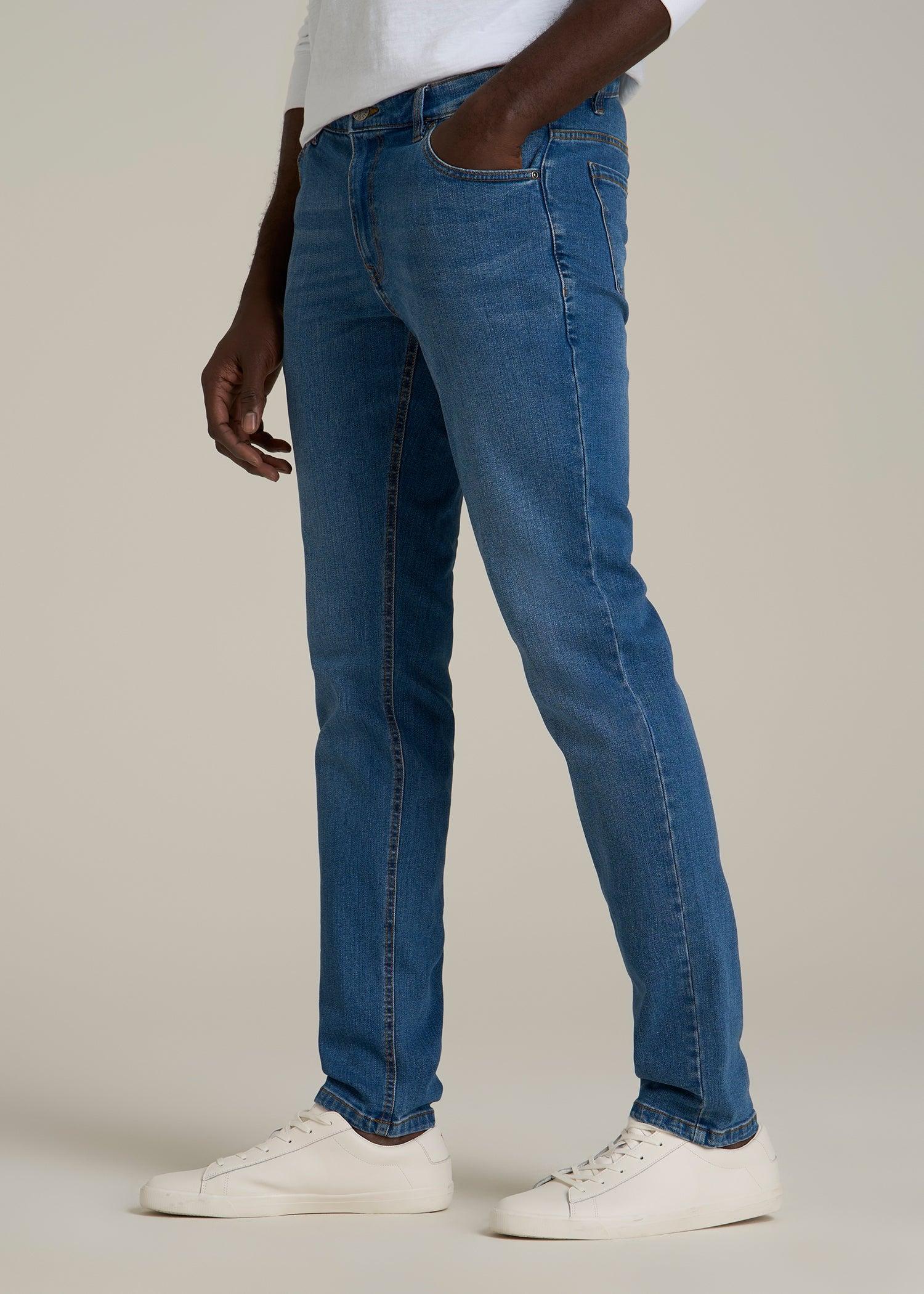 Carman TAPERED Jeans for Tall Men in Classic Mid Blue Male Product Image