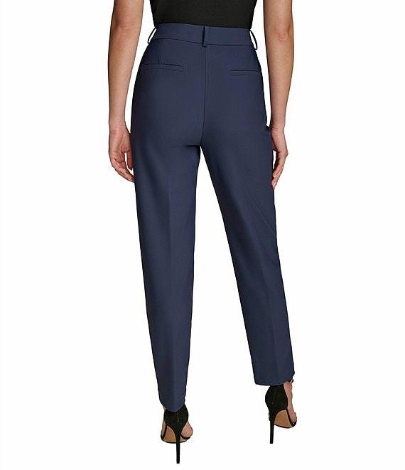Donna Karan High-Rise Slim Leg Ankle Length Pant Product Image