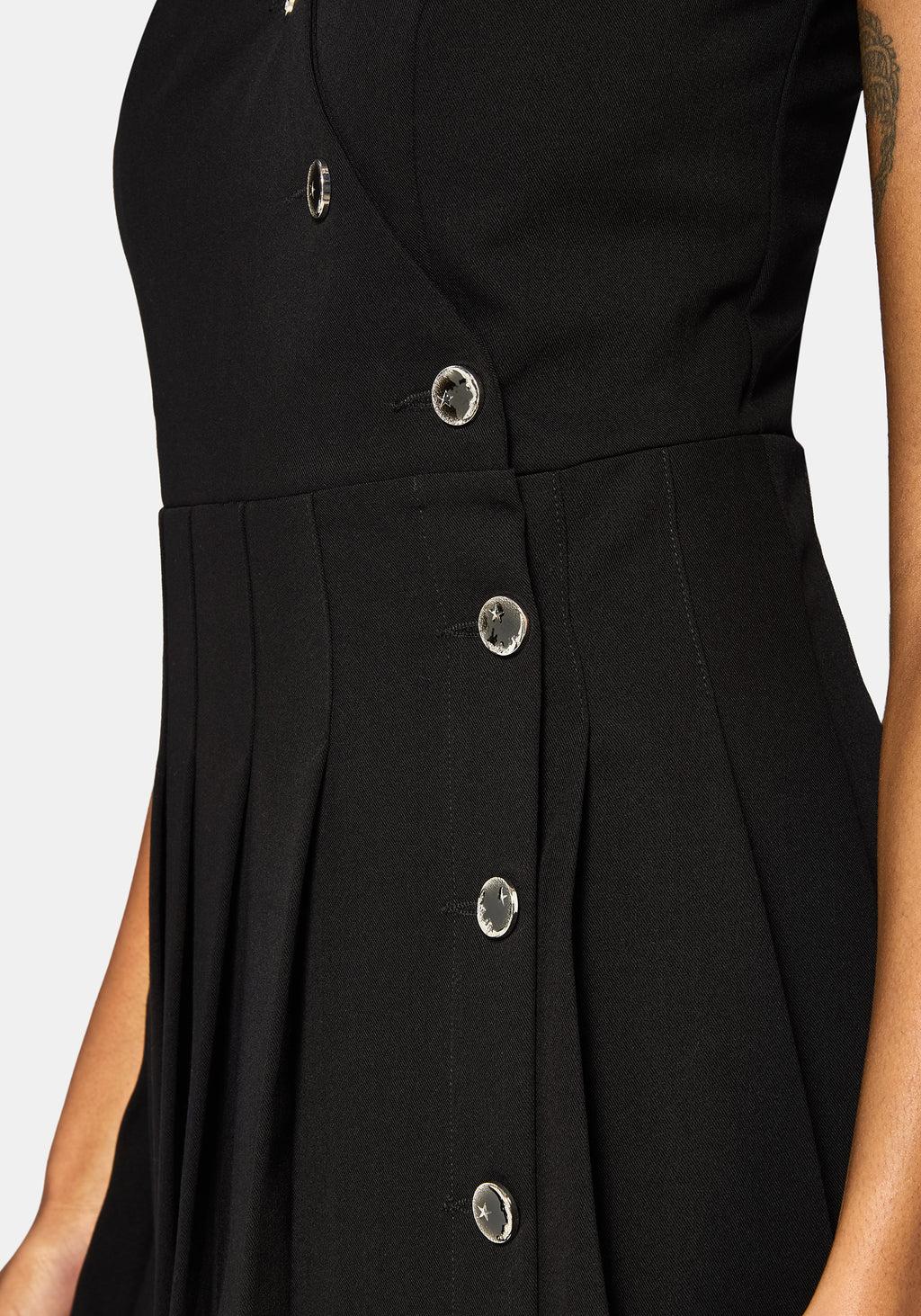 Moonage Asymmetric Sleeveless Mini Dress Product Image