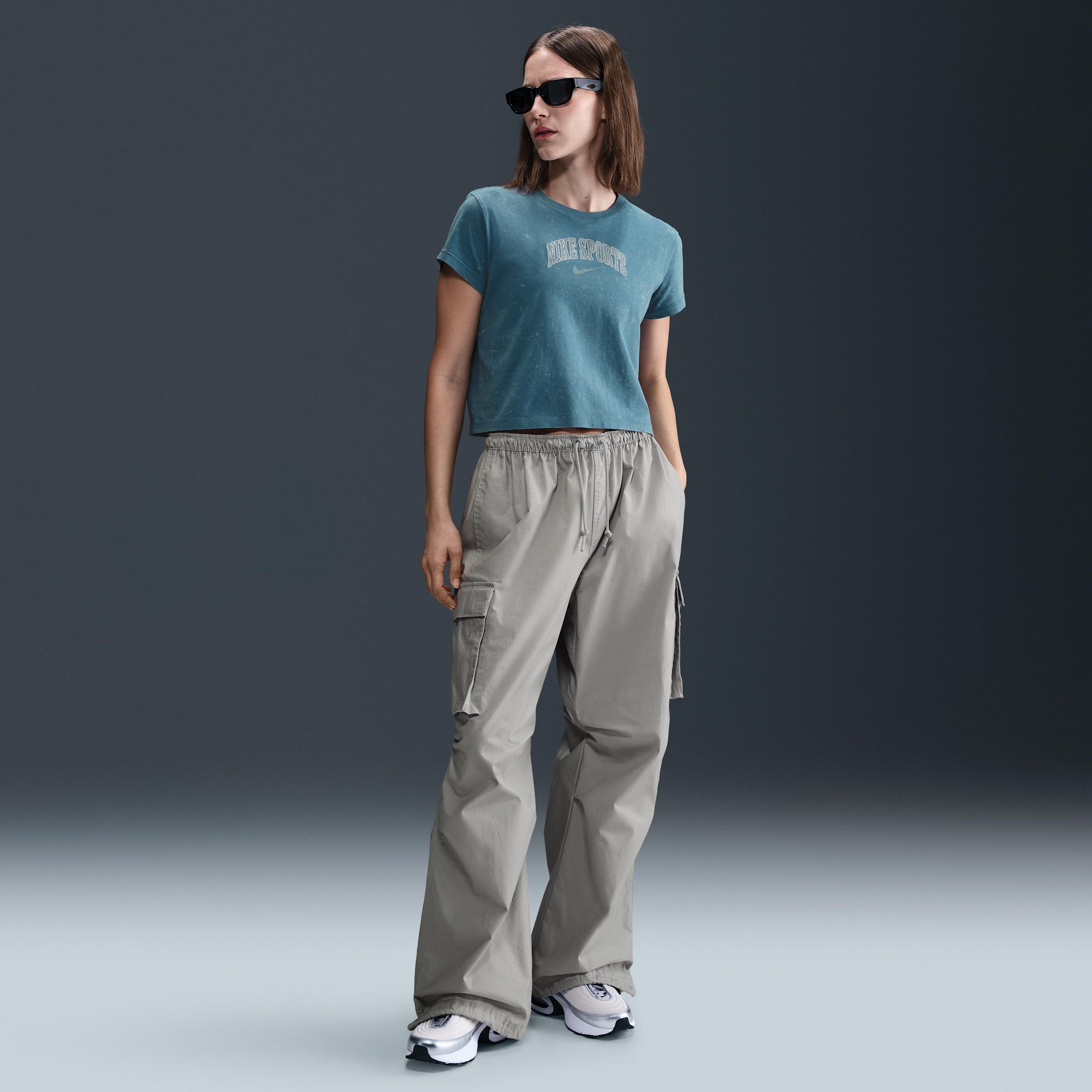 Womens Nike Sportswear Short-Sleeve T-Shirt | IB7332-006 Product Image