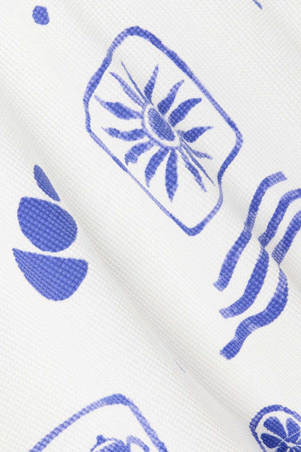 Anika Top - Artefacts Blue Product Image