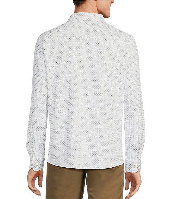 Hart Schaffner Marx Geo Print Luxury Performance Sportshirt Product Image