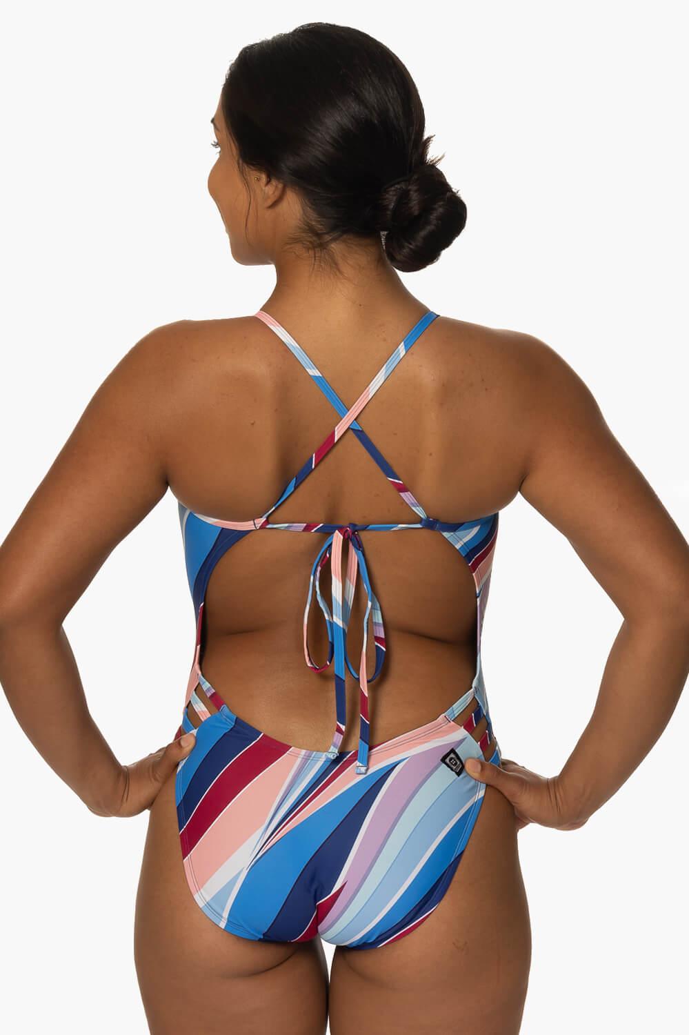 Gavin One Piece Swimsuit - Lightbeam Female Product Image