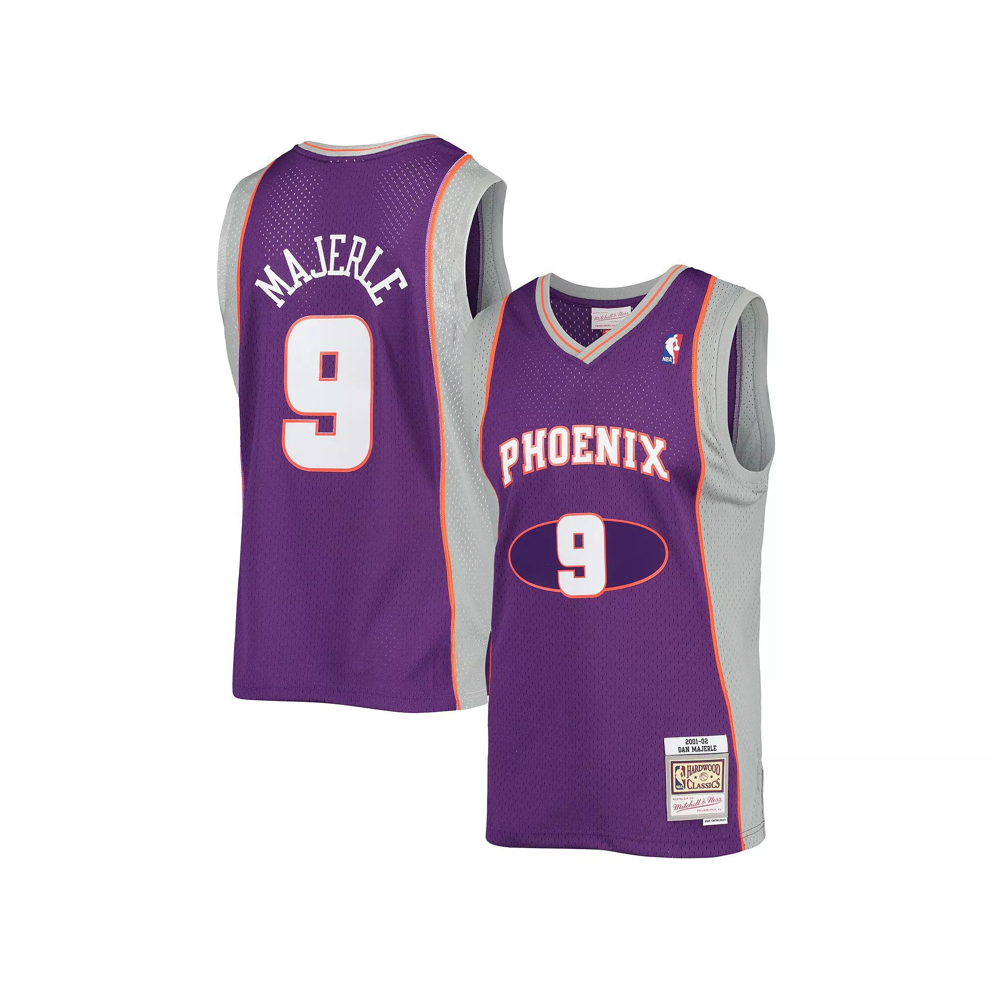 Men's Mitchell & Ness Dan Majerle Purple Phoenix Suns 2001-02 Hardwood Classics Swingman Jersey, Size: Small, Phx Purple Product Image