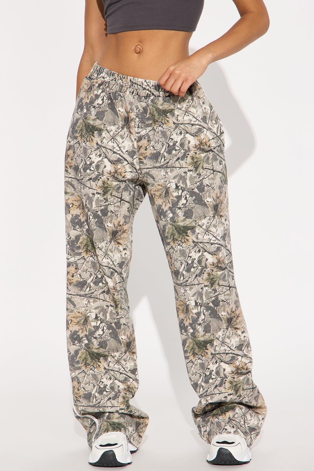Not In Sight Camo Wide Leg Pant - Camouflage Product Image
