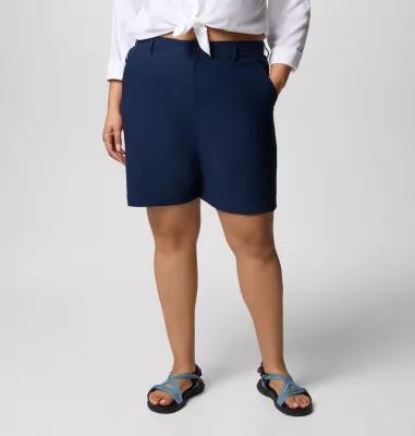 Columbia Womens Leslie Falls Long Shorts II - Plus Size- Product Image