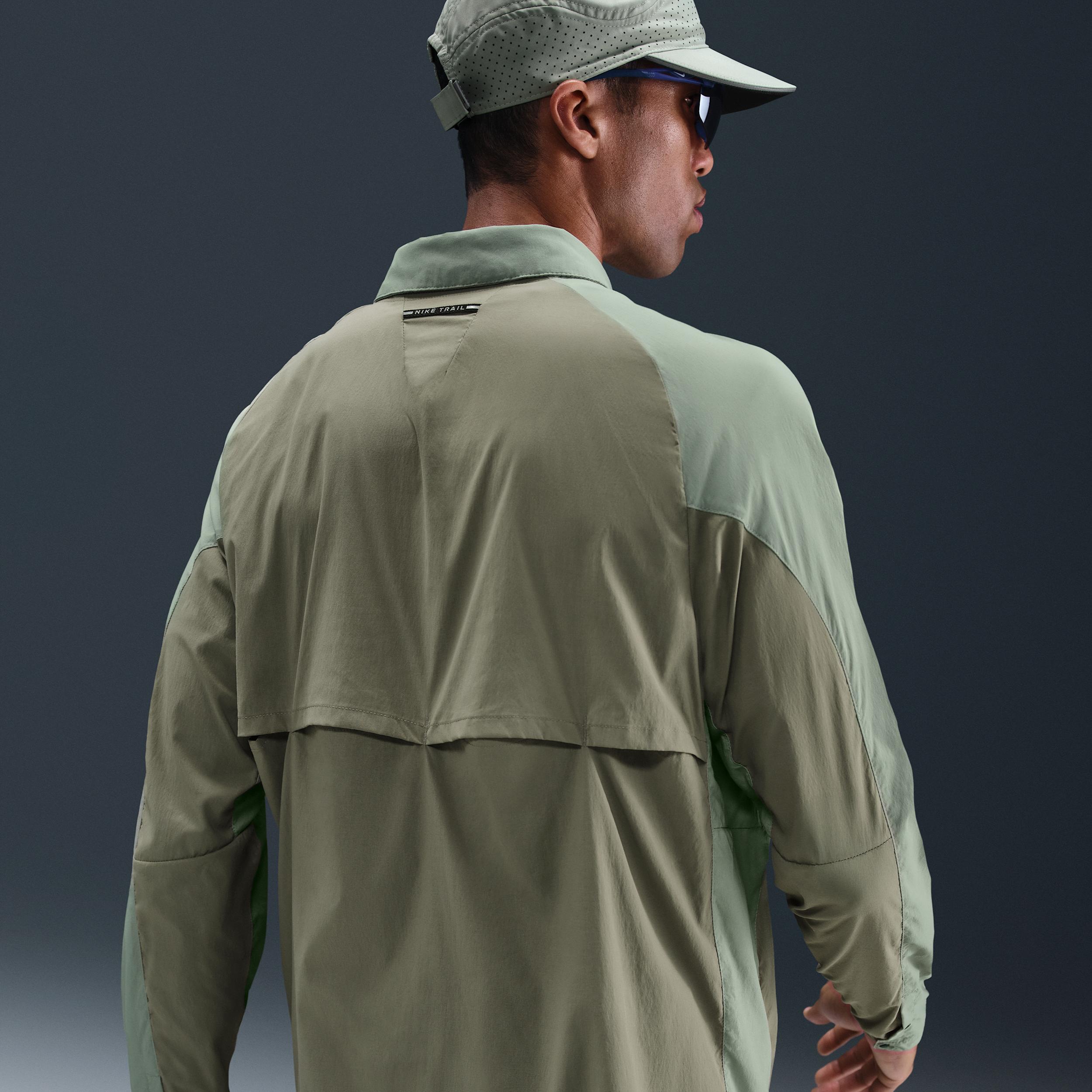 Nike Mens Trail Dri-FIT ADV UV Running Shirt Jacket | HJ5079-320 Product Image