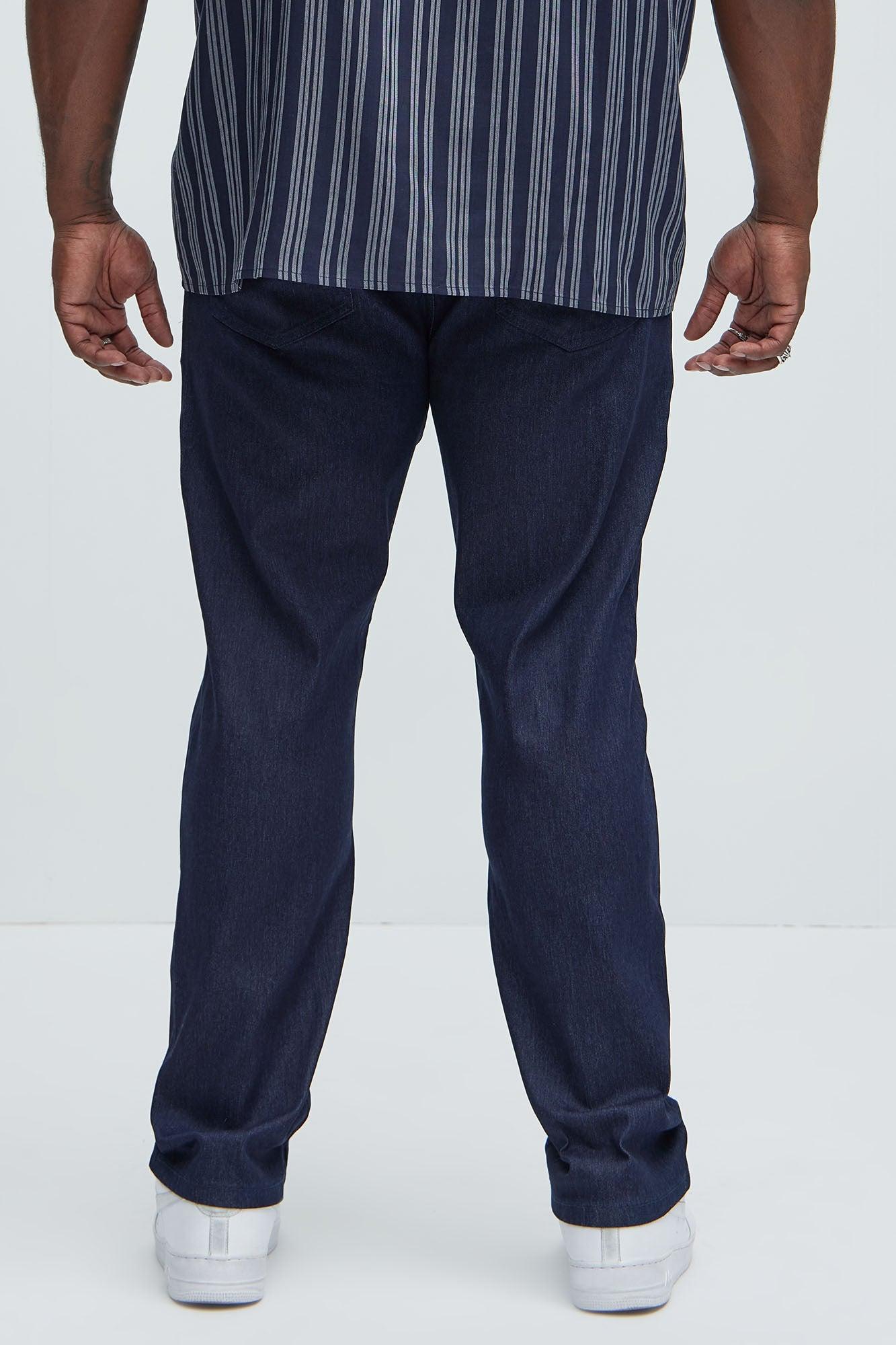 Stretch Raw Denim Skinny Jeans - Indigo Product Image