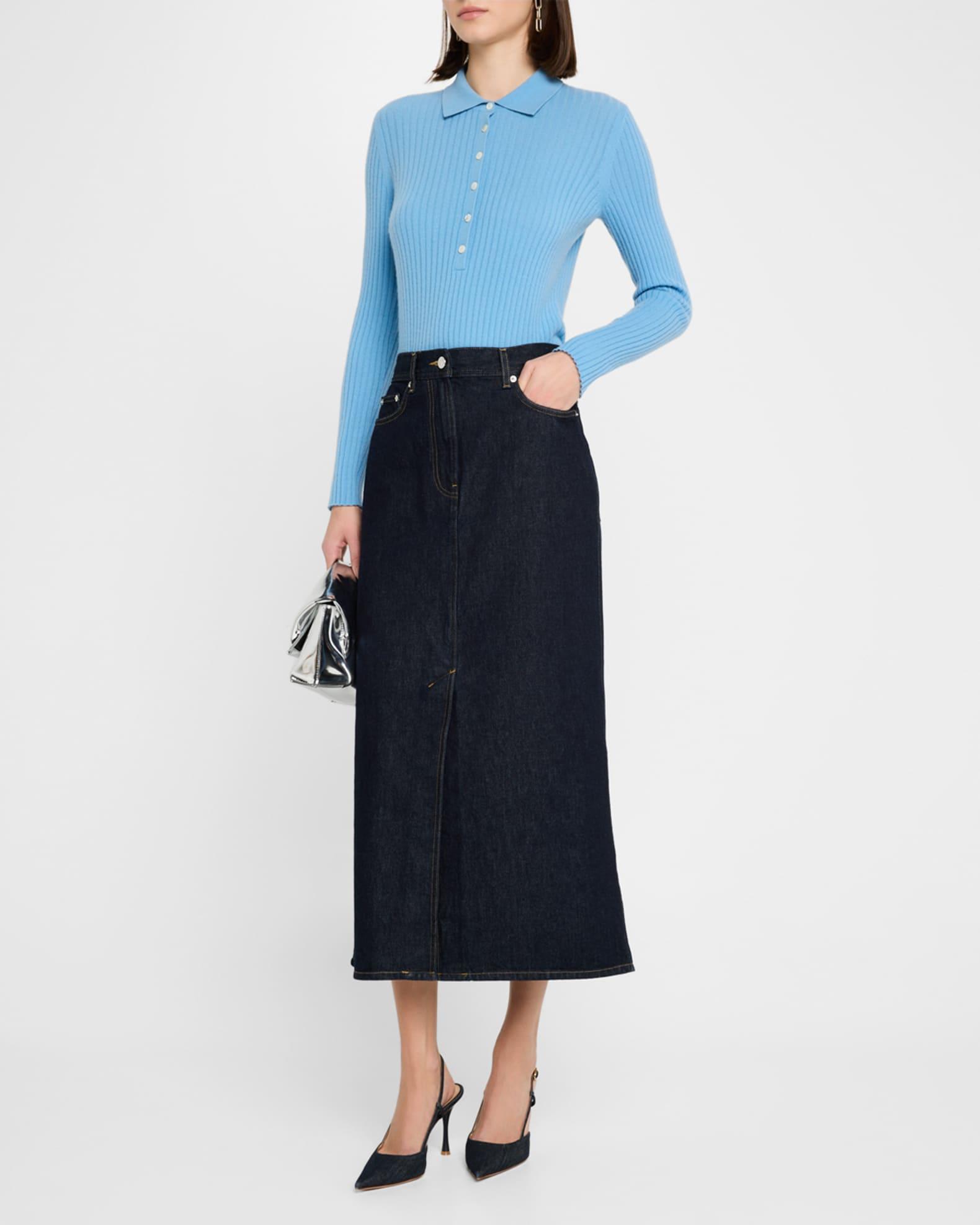 Mable Ribbed Cashmere Pullover Product Image