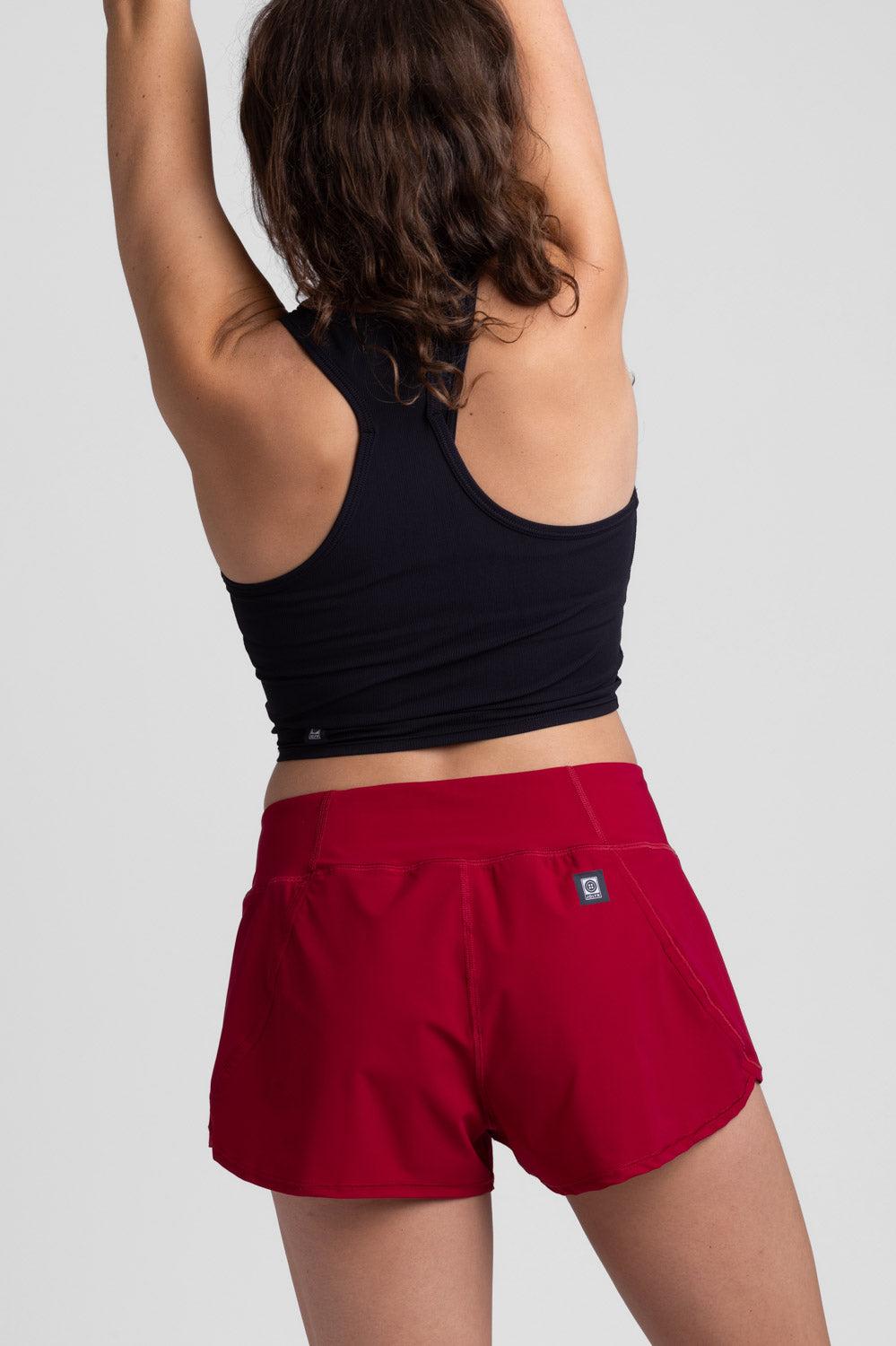 Poppy Run Short - Cranberry Female Product Image