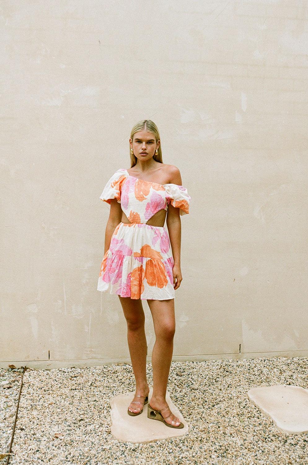 Raffy Dress - Solstice Pink Product Image