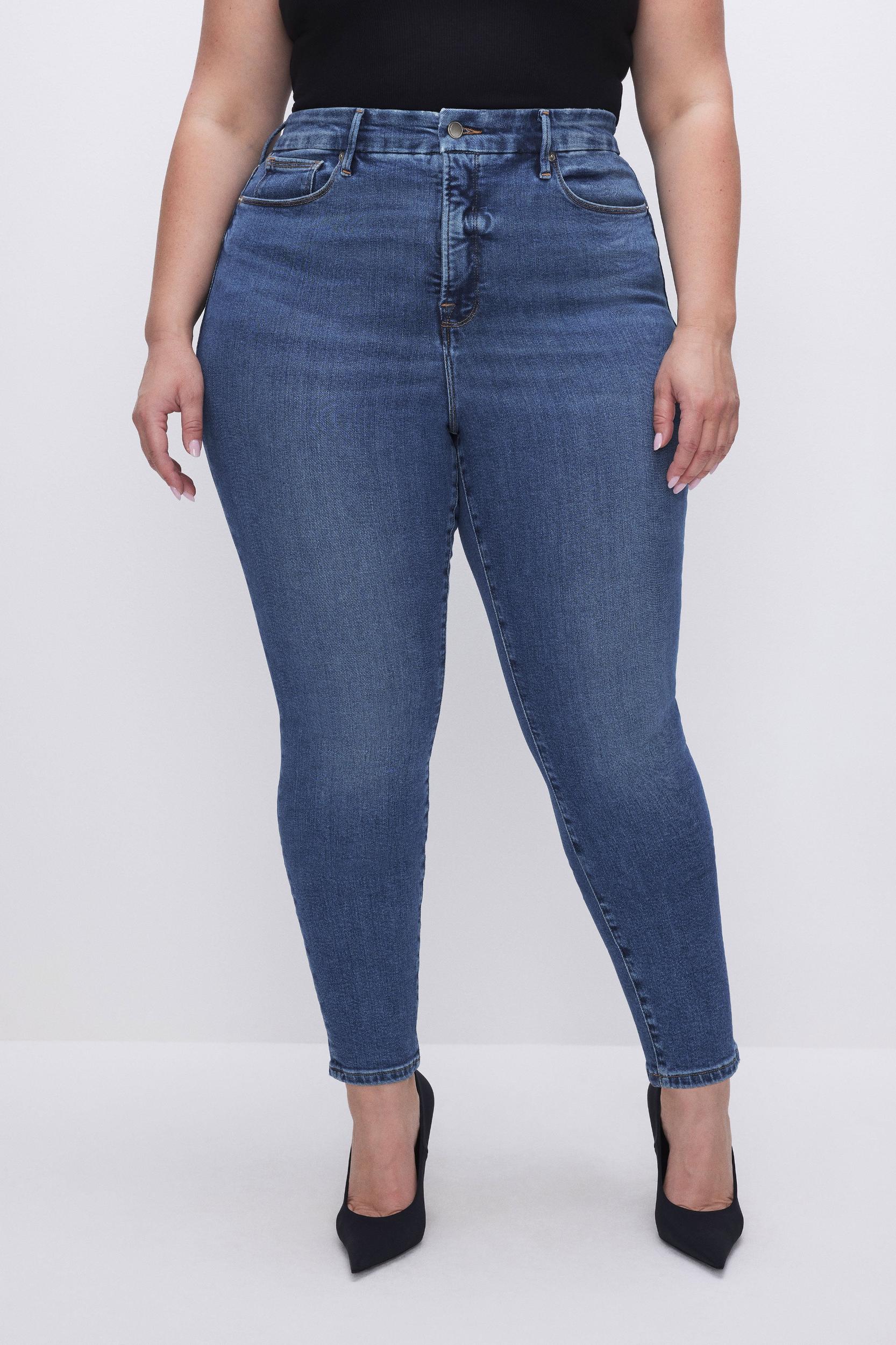 GOOD WAIST SKINNY COMPRESSION JEANS | INDIGO312 Product Image