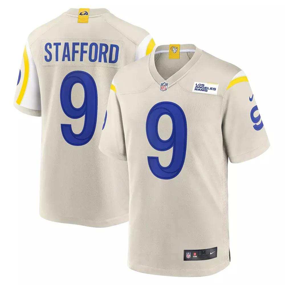 Men's Nike Matthew Stafford Bone Los Angeles Rams Game Jersey,  Product Image