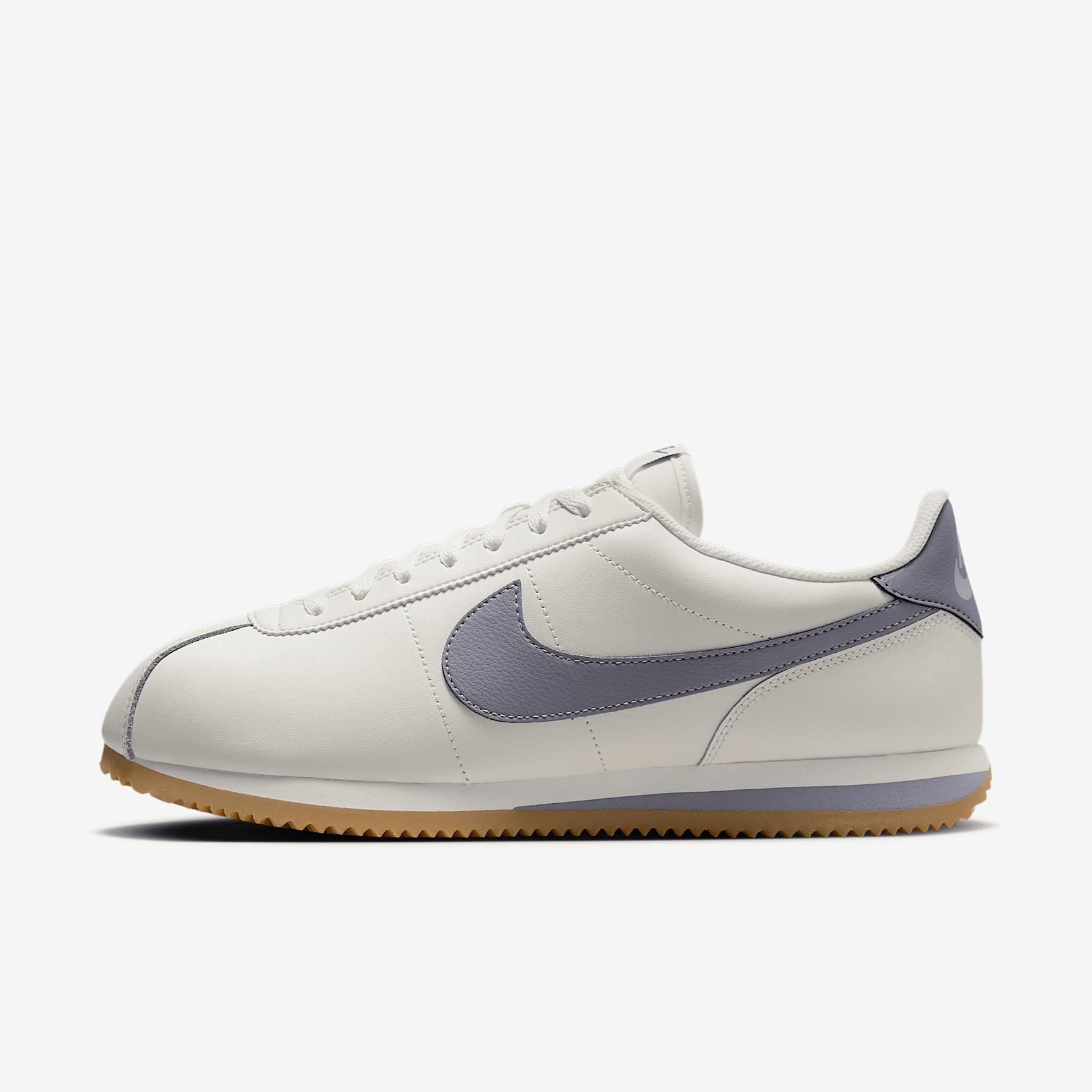 Nike Mens Cortez Leather Shoes | DM4044-111 Product Image