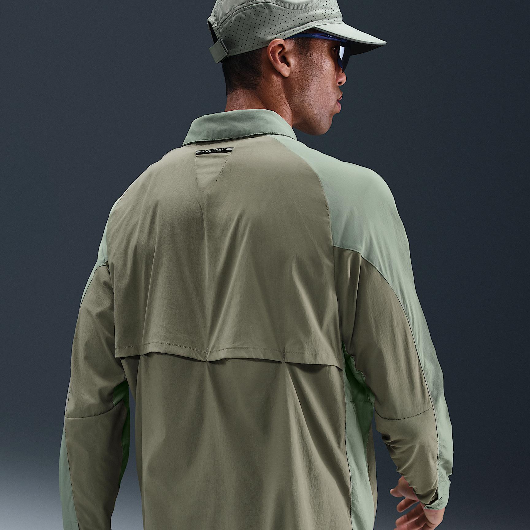 Nike Mens Trail Dri-FIT ADV UV Running Shirt Jacket | HJ5079-320 Product Image