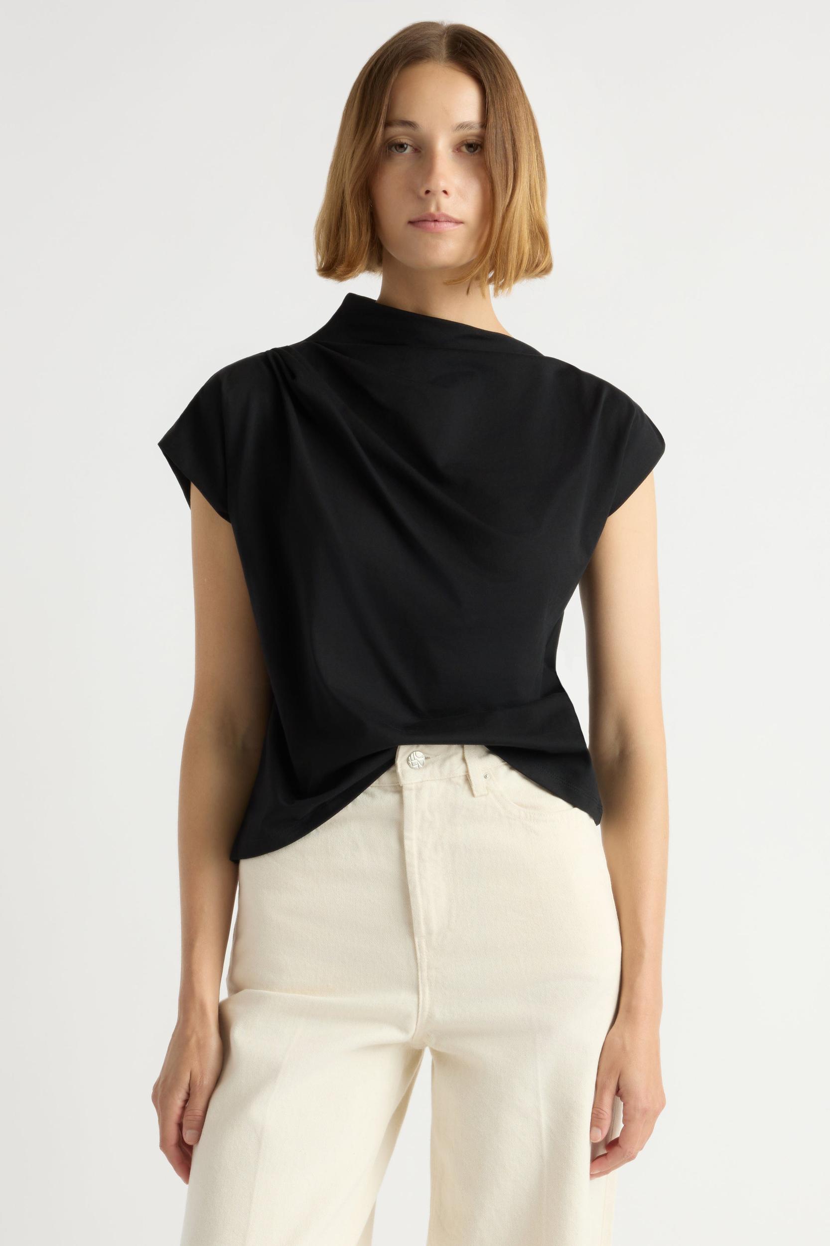 Kenny Asymmetric-Neck Tee Product Image