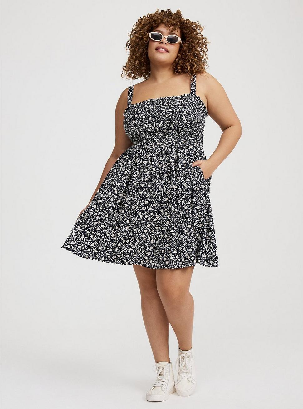 Smocked Tube Mini Dress Product Image