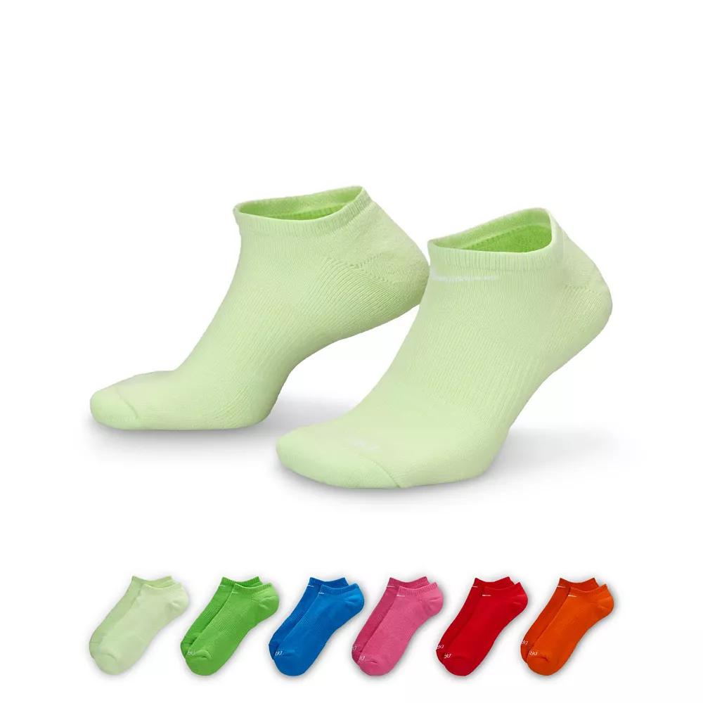 Nike Mens Everyday Plus Cushioned Training No-Show Socks (6 Pairs) | SX6898-969 Product Image