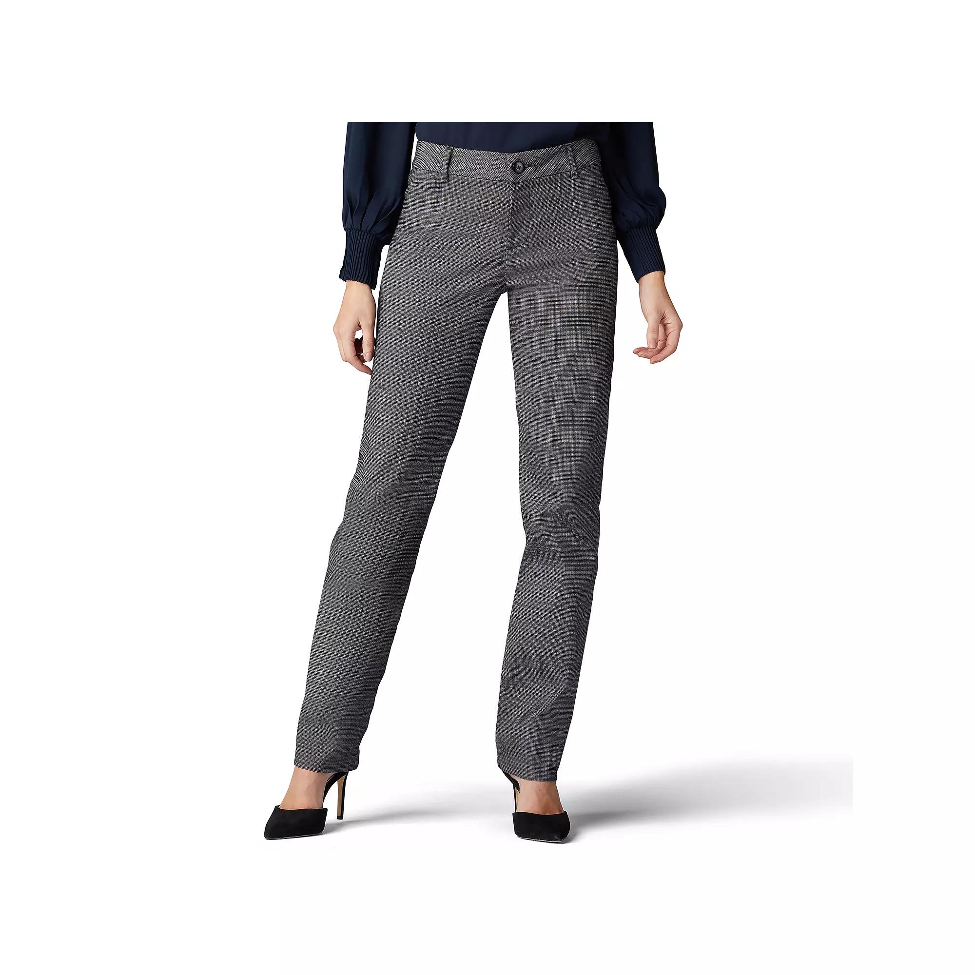 Women's Lee® Wrinkle-Free Relaxed Fit Straight-Leg Pants,  Product Image
