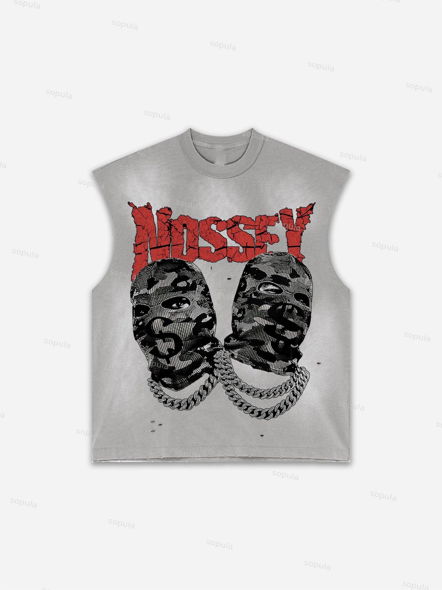 Men's Washed Saint Graphic Child Of God Print Tank Top Product Image