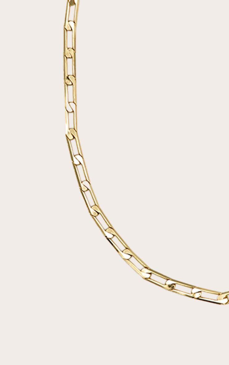 Real Gold Plated Long Link Necklace Product Image
