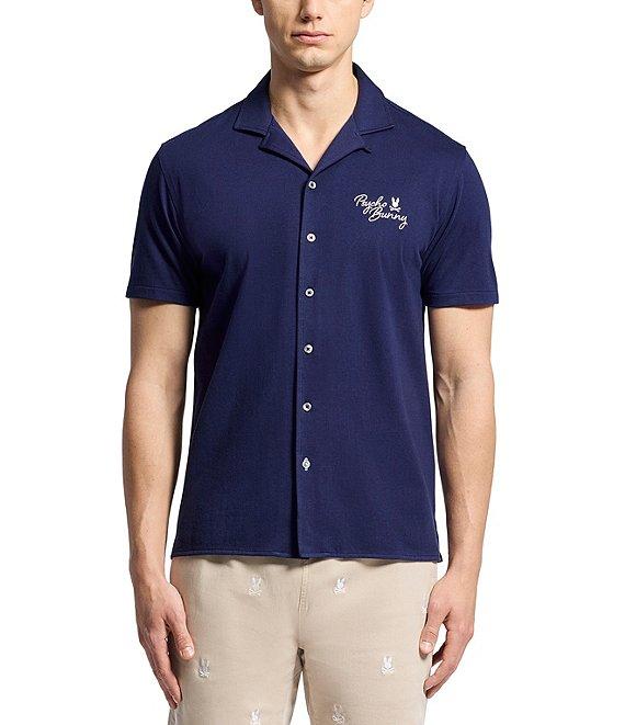 Psycho Bunny Desert Keller Short Sleeve Woven Camp Shirt Product Image