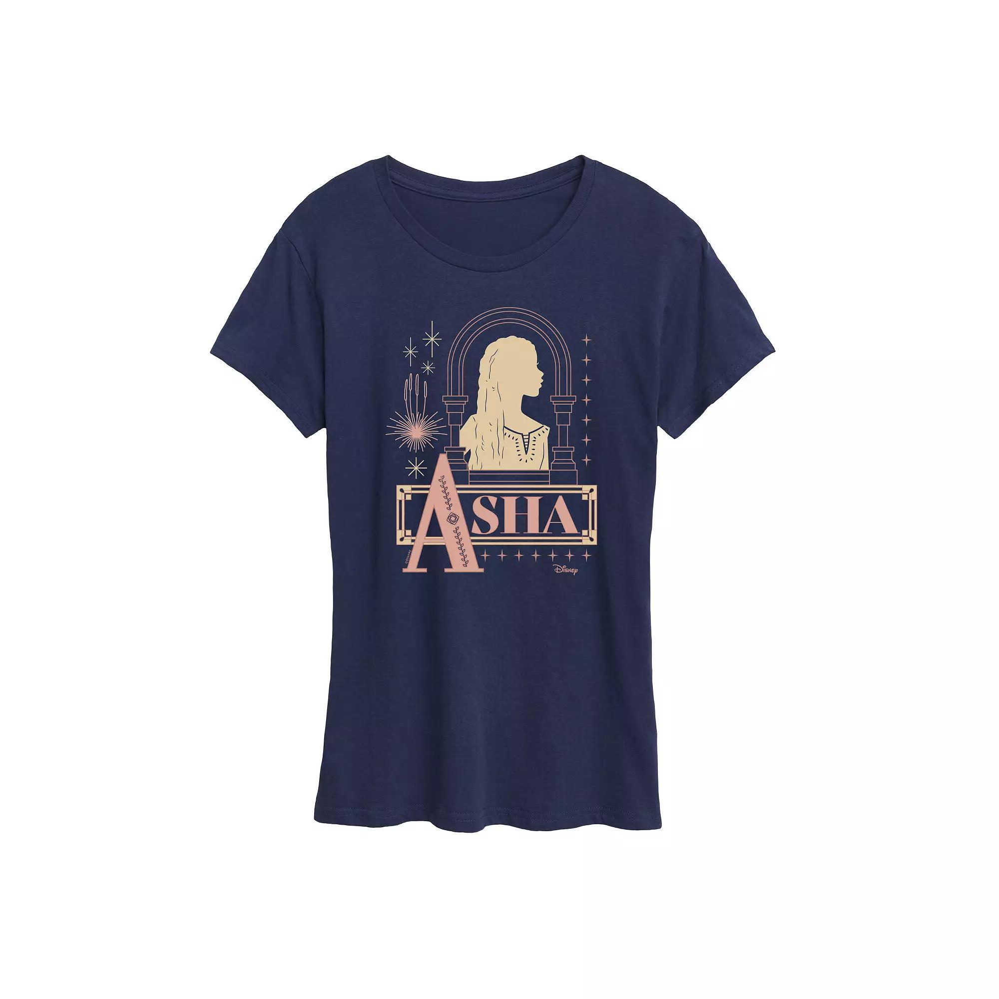 Disney's Wish Asha Women's Badge Graphic Tee, Girl's,  Product Image