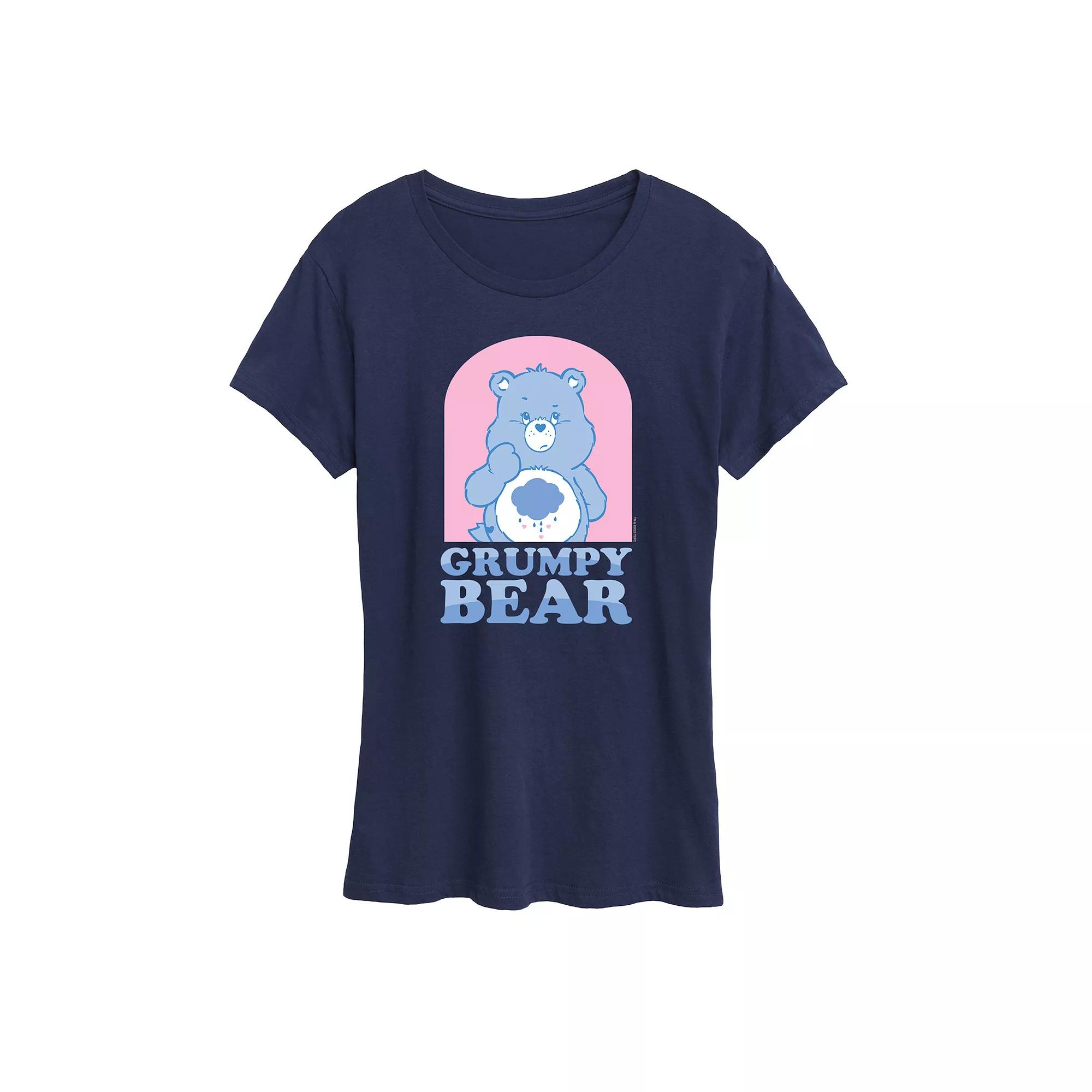 Women's Care Bears Pastel Grumpy Bear Graphic Tee, Girl's,  Product Image