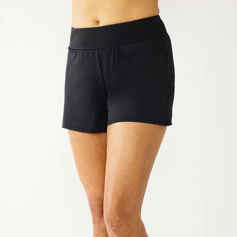 Women's Bal Harbour Tummy Control Swim Shorts, Size: Small, Blue Product Image